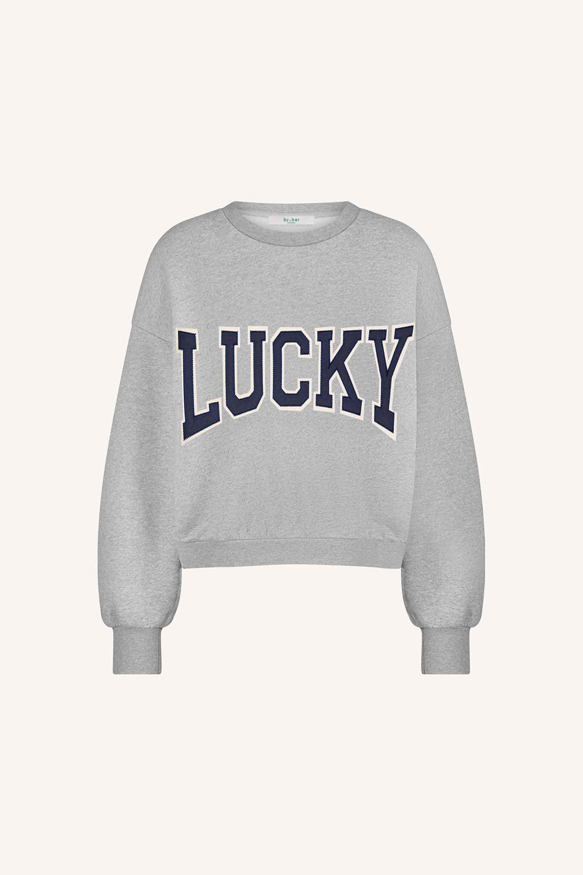 Sweatshirt bibi patchwork grey melee Sweatshirt By Bar 