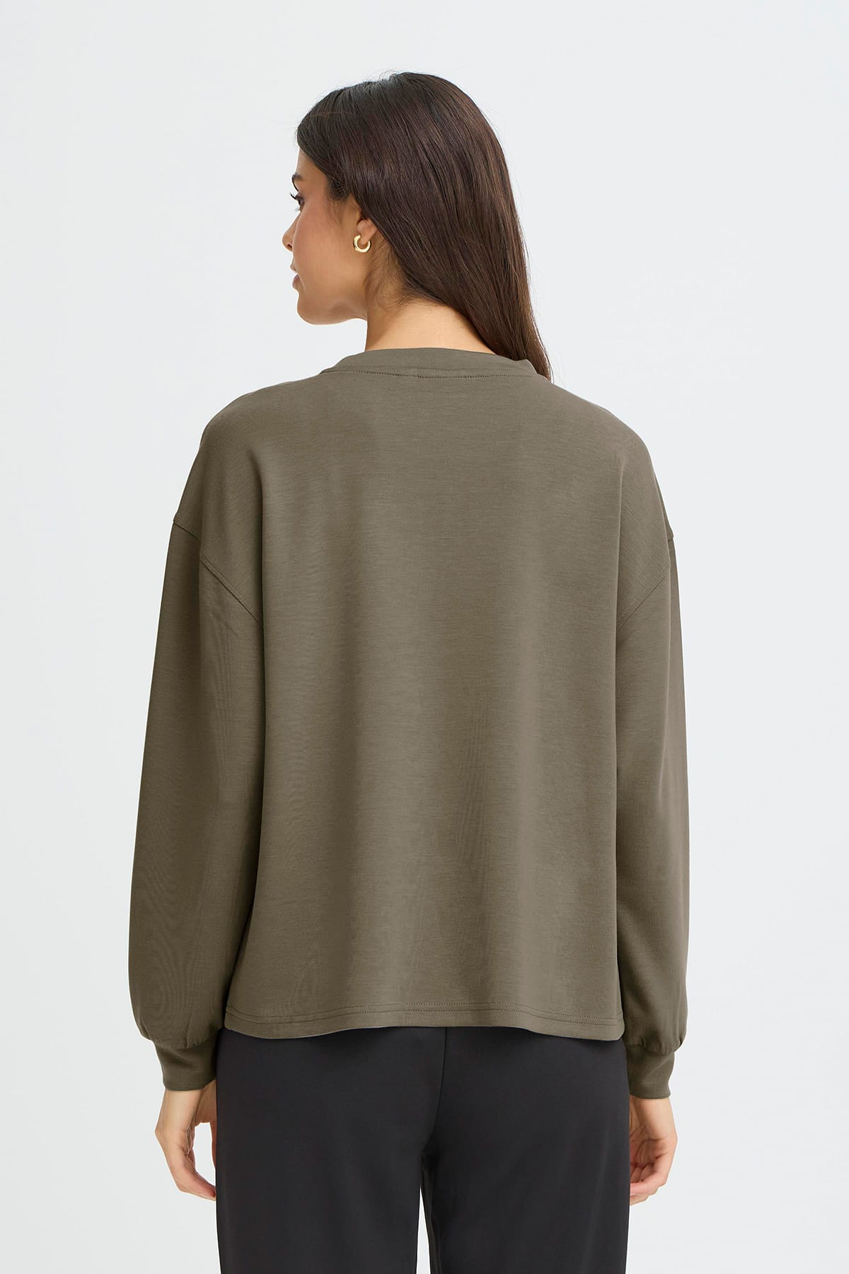 Sweatshirt FRAURORA PU 7 SMOKEY OLIVE Sweatshirt Fransa 