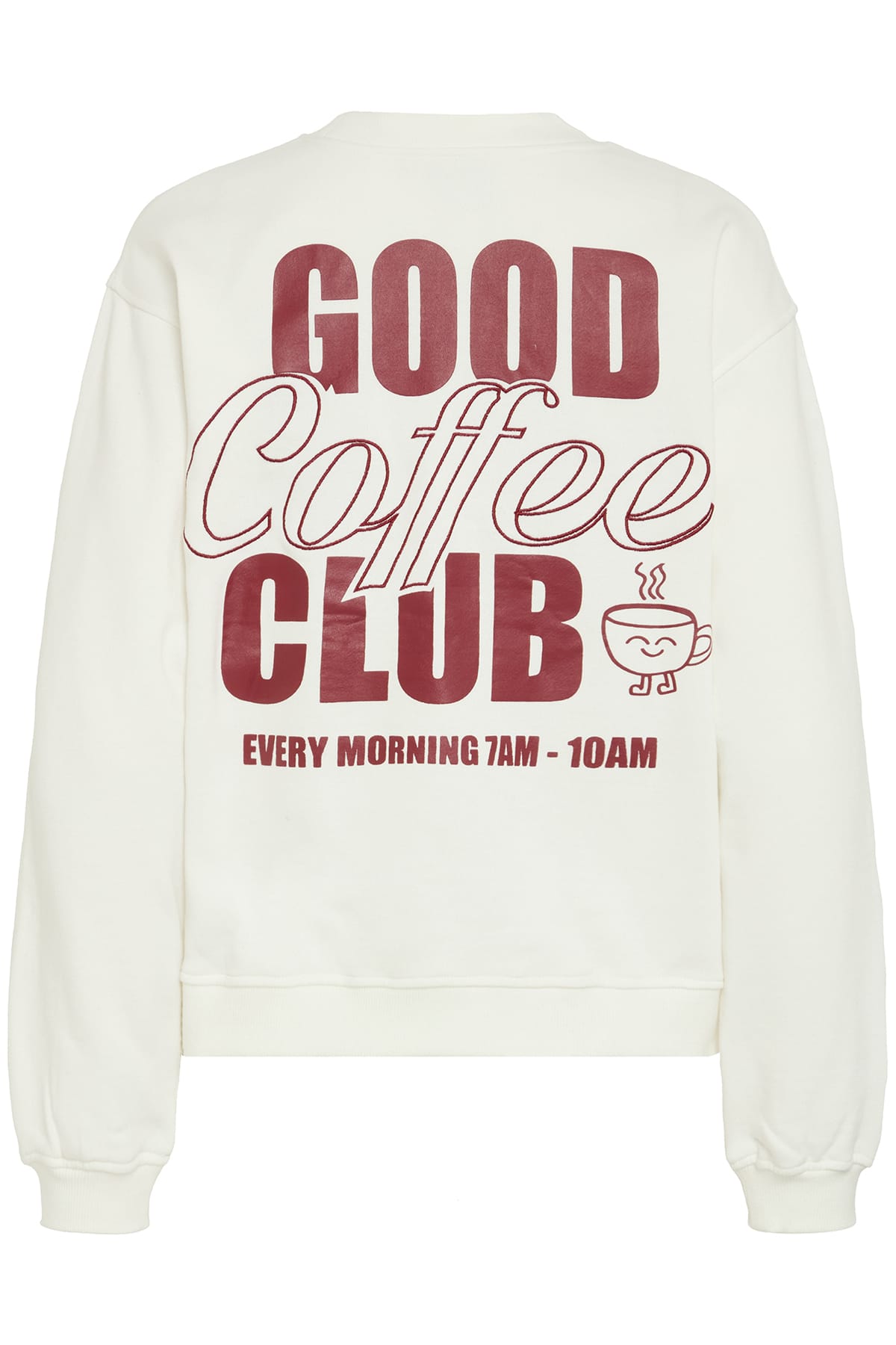 Sweatshirt IHMERELLA BRUSHED SW CLOUD W. RED DAHLIA Sweatshirt ICHI 