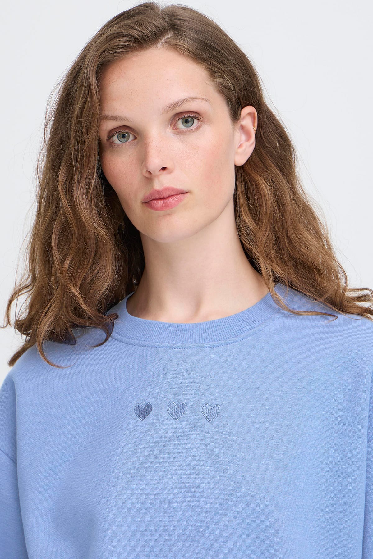Sweatshirt IHOLINNE SW BLUE YONDER MELANGE Sweatshirt ICHI 