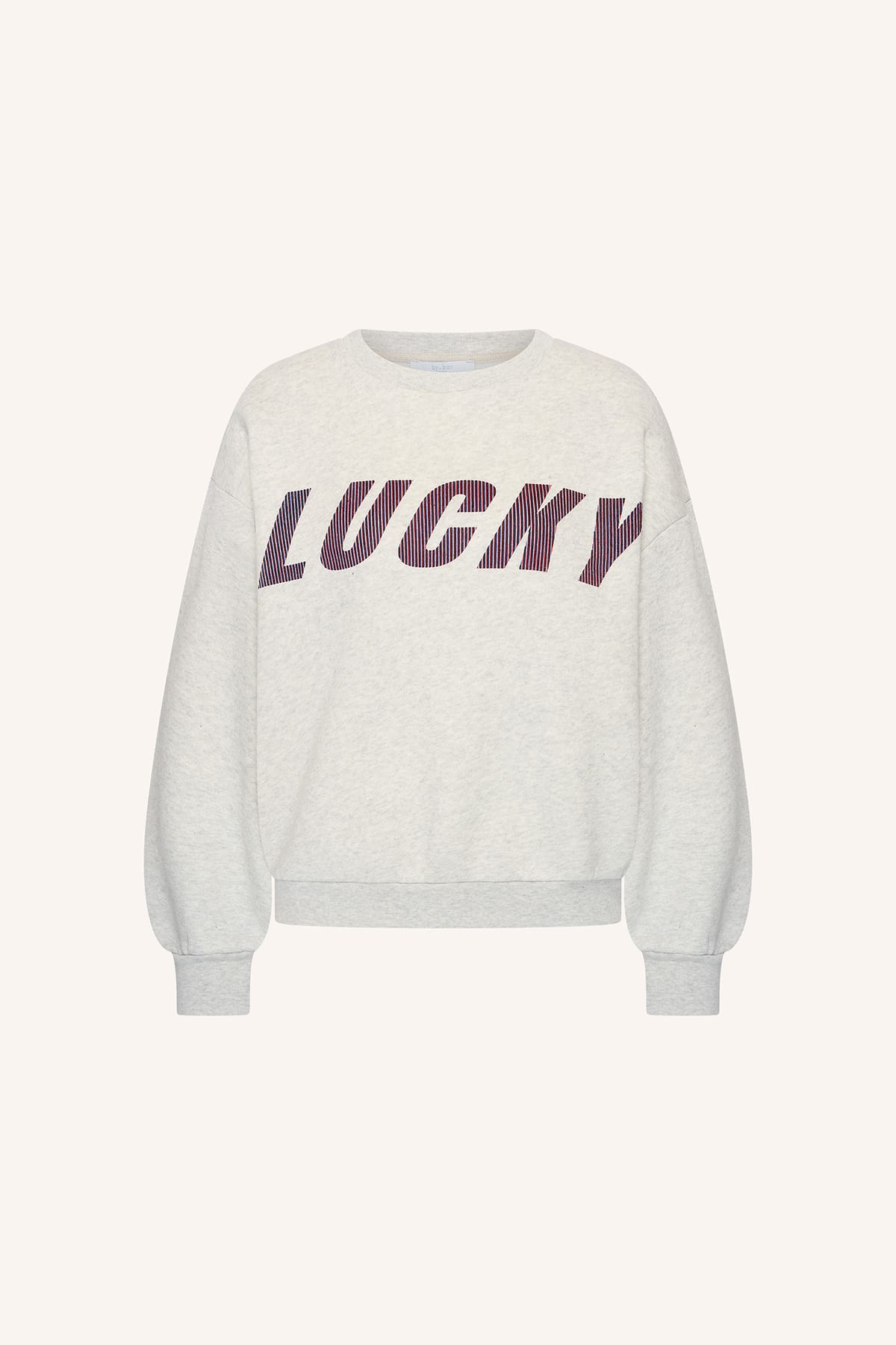 Sweatshirt lili speed light grey melee Sweatshirt By Bar 