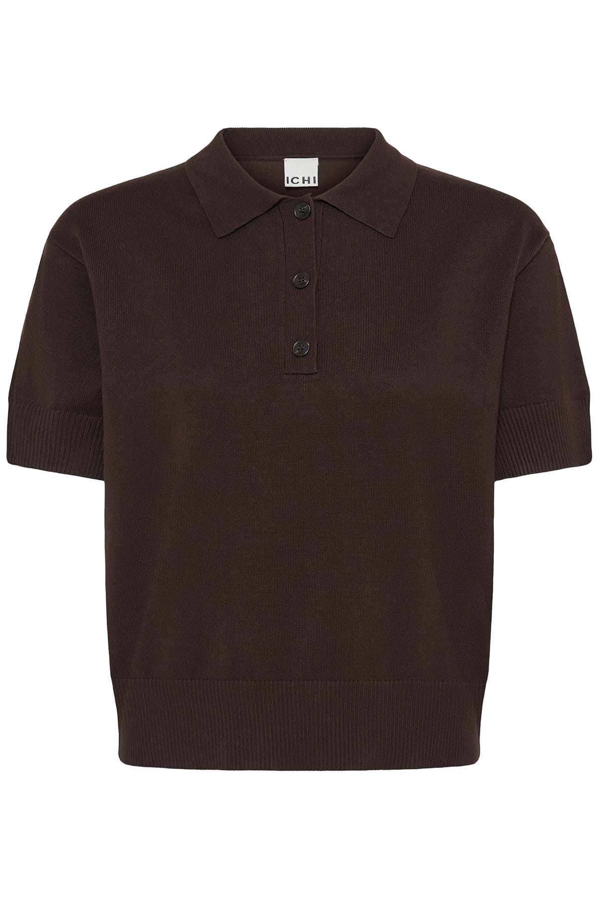 T-Shirt IHLULS POLO SS Chocolate Torte T-Shirt ICHI 