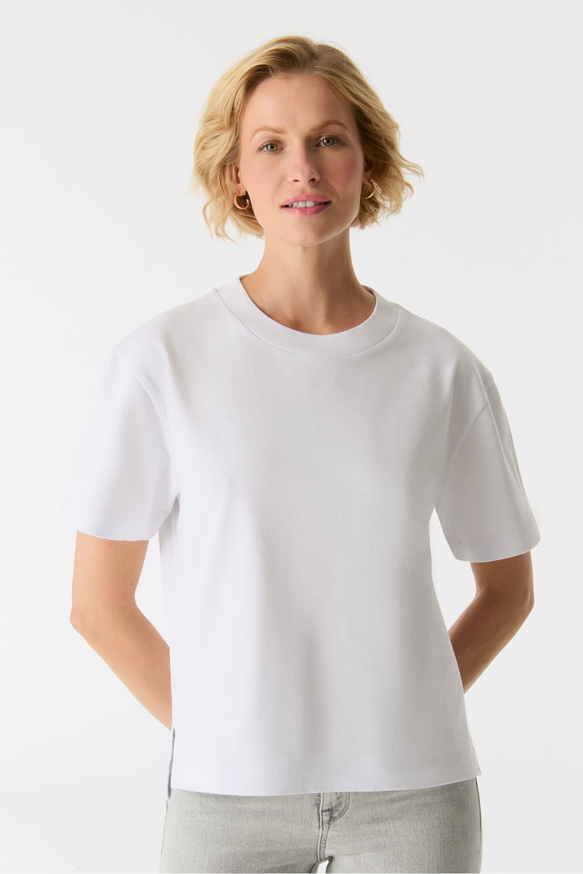 T-Shirt Lucia White T-Shirt C.O.J - Cup of Joe Denim 