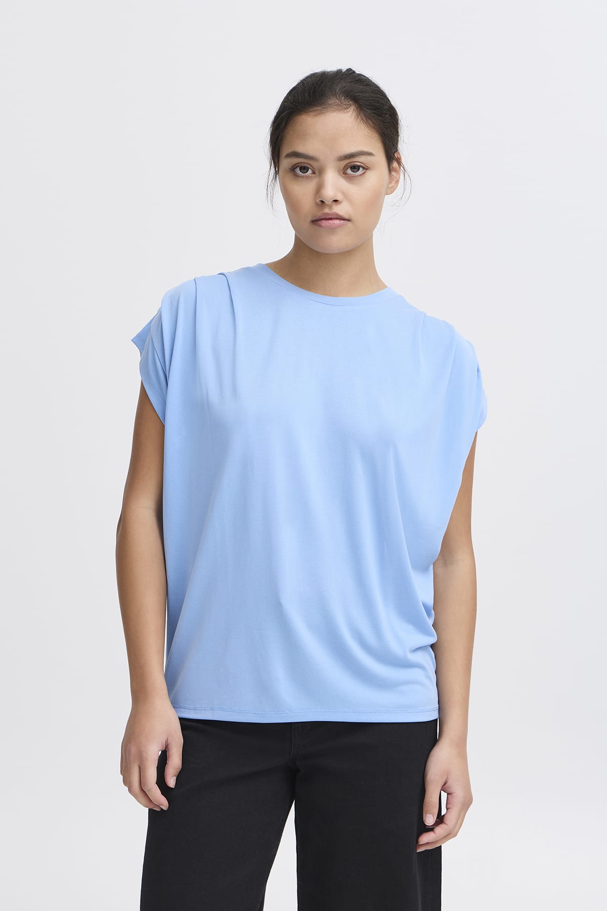 Top IHLISKEN TO Della Robbia Blue Top ICHI 