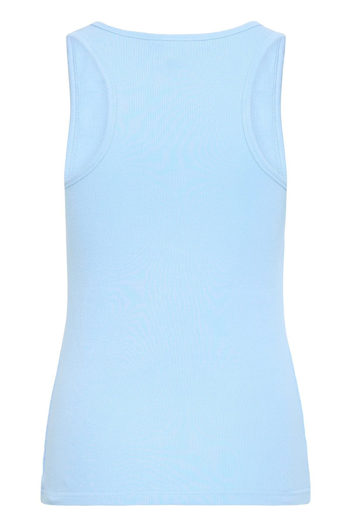 Top IHPALMER RIB BOX TO Powder Blue Top ICHI 