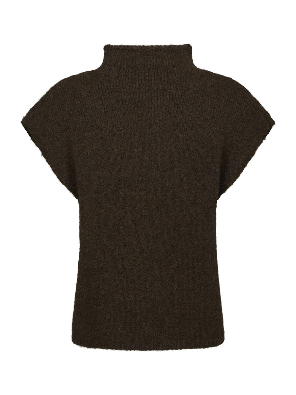 Top Jona Knit Brown Melange Top Neo Noir 