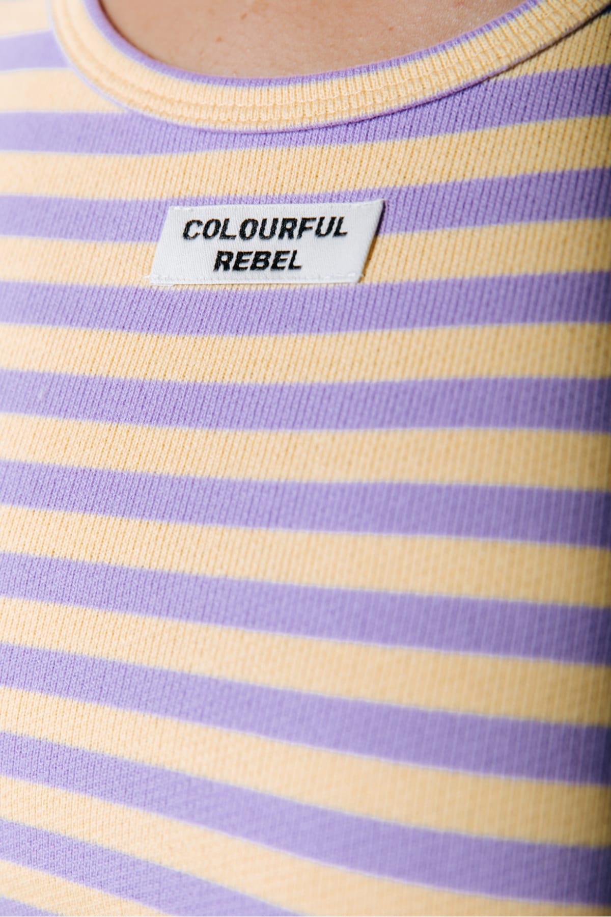 Top Kate Fancy Label Multicolor Top Colourful Rebel 