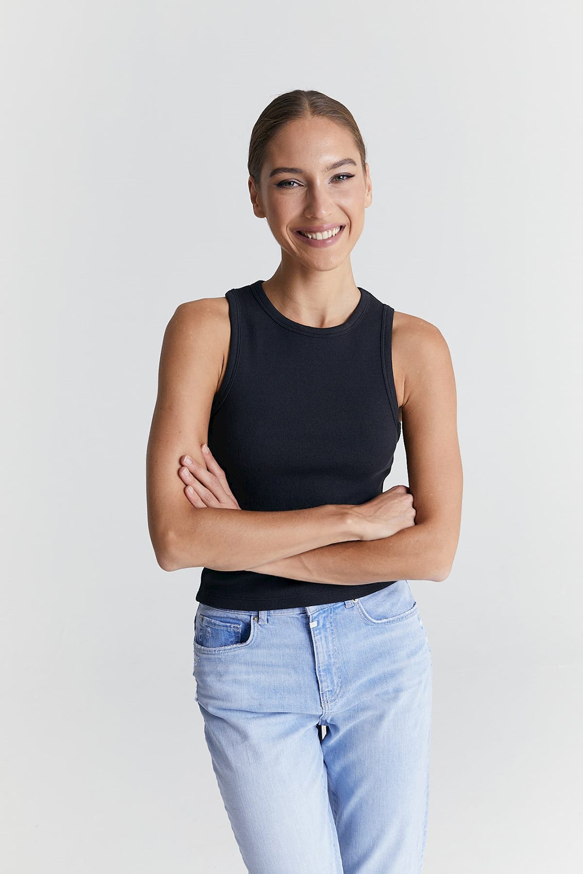 Top Liv Anthracite Top C.O.J - Cup of Joe Denim 