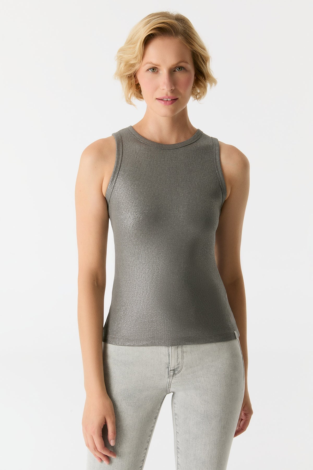 Top Liv Dark Silver Top C.O.J - Cup of Joe Denim 