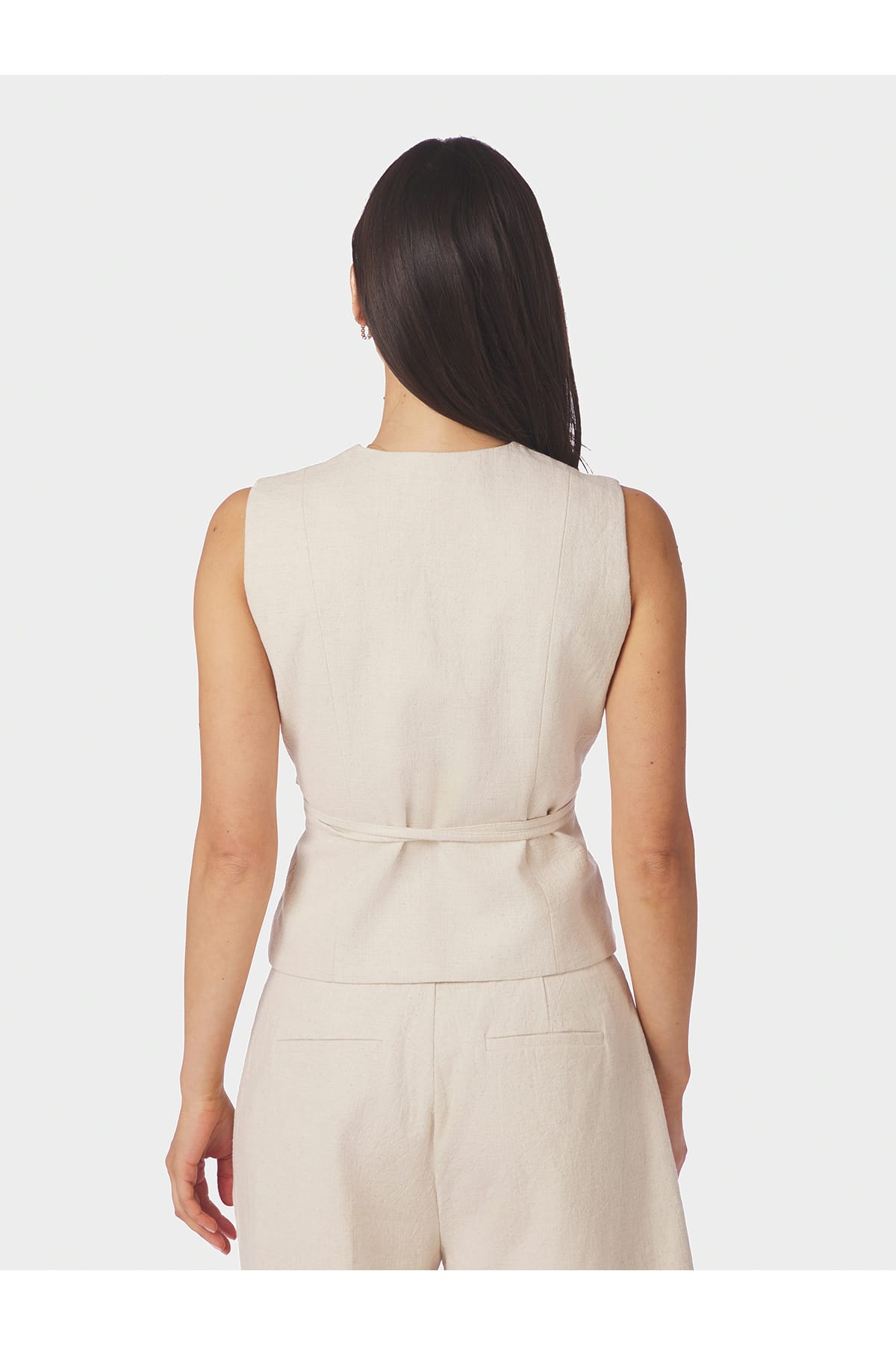 Weste Samara Ramie Waistcoat Natural Weste Neo Noir 